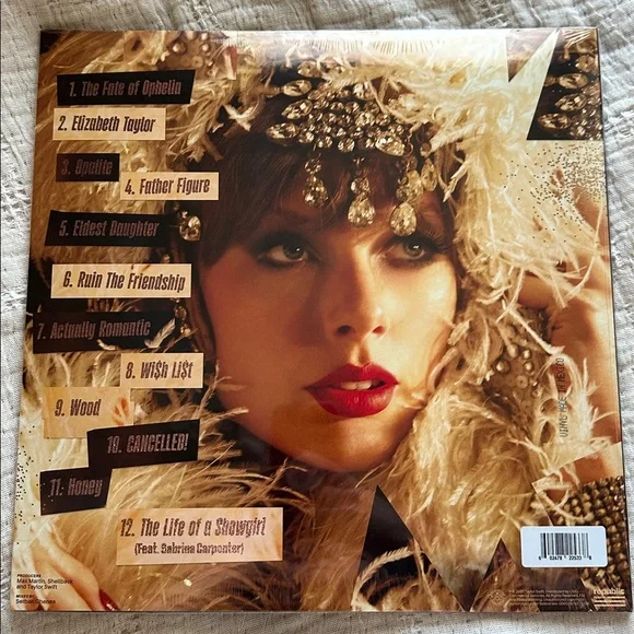 Target Exclusive The Life of a Showgirl Spritz Pink Vinyl Record